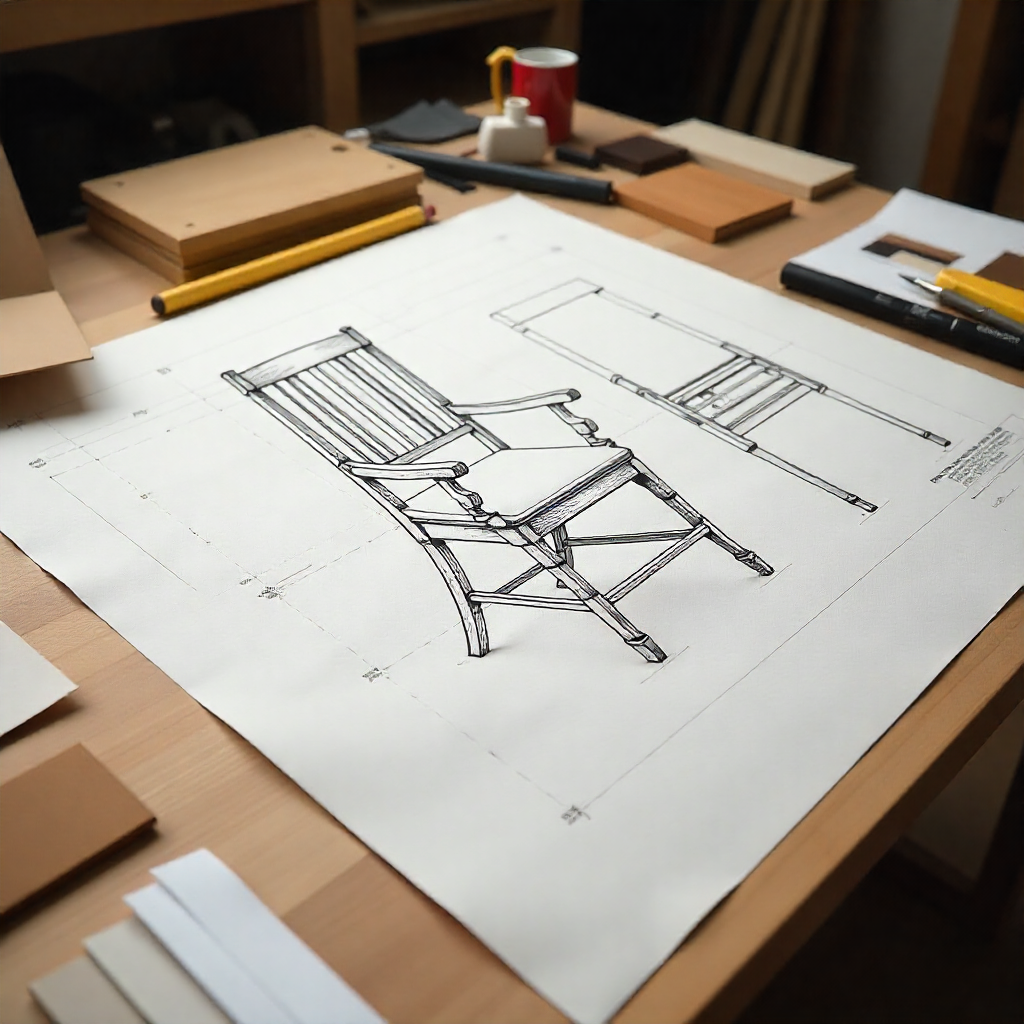 Noggrann mätning och planering av skräddarsydda möbler